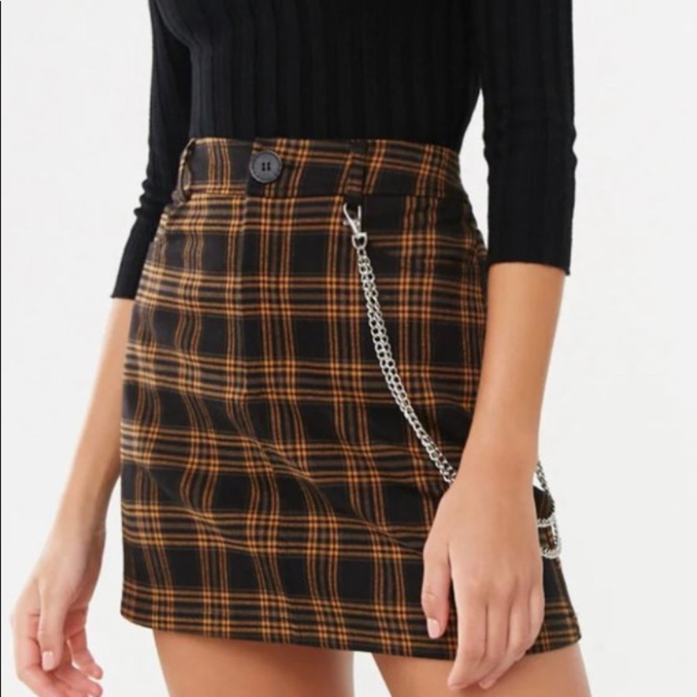 Forever 21 Plaid mini skirt